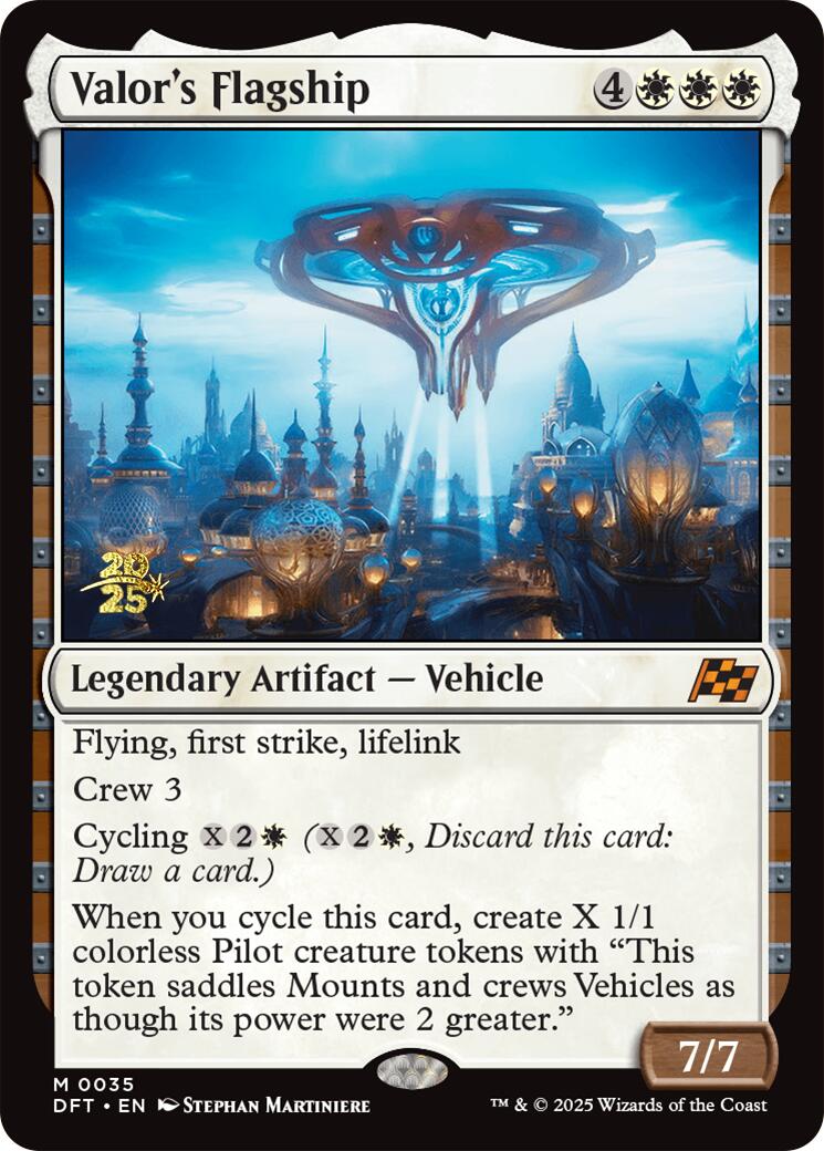 Valor's Flagship [Aetherdrift Prerelease Promos] | Jack's On Queen