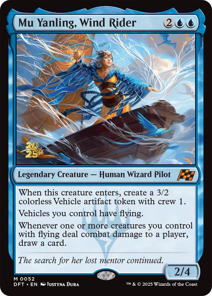 Mu Yanling, Wind Rider [Aetherdrift Prerelease Promos] | Jack's On Queen