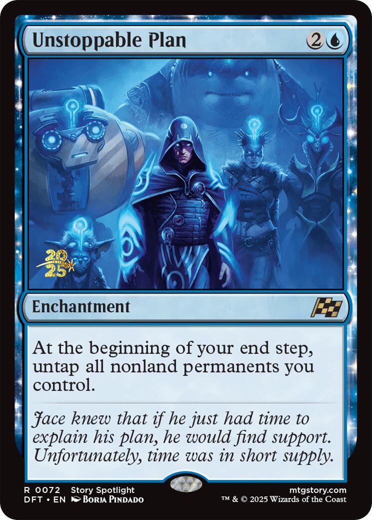 Unstoppable Plan [Aetherdrift Prerelease Promos] | Jack's On Queen