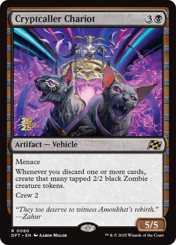 Cryptcaller Chariot [Aetherdrift Prerelease Promos] | Jack's On Queen