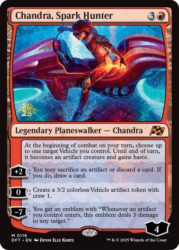 Chandra, Spark Hunter [Aetherdrift Prerelease Promos] | Jack's On Queen