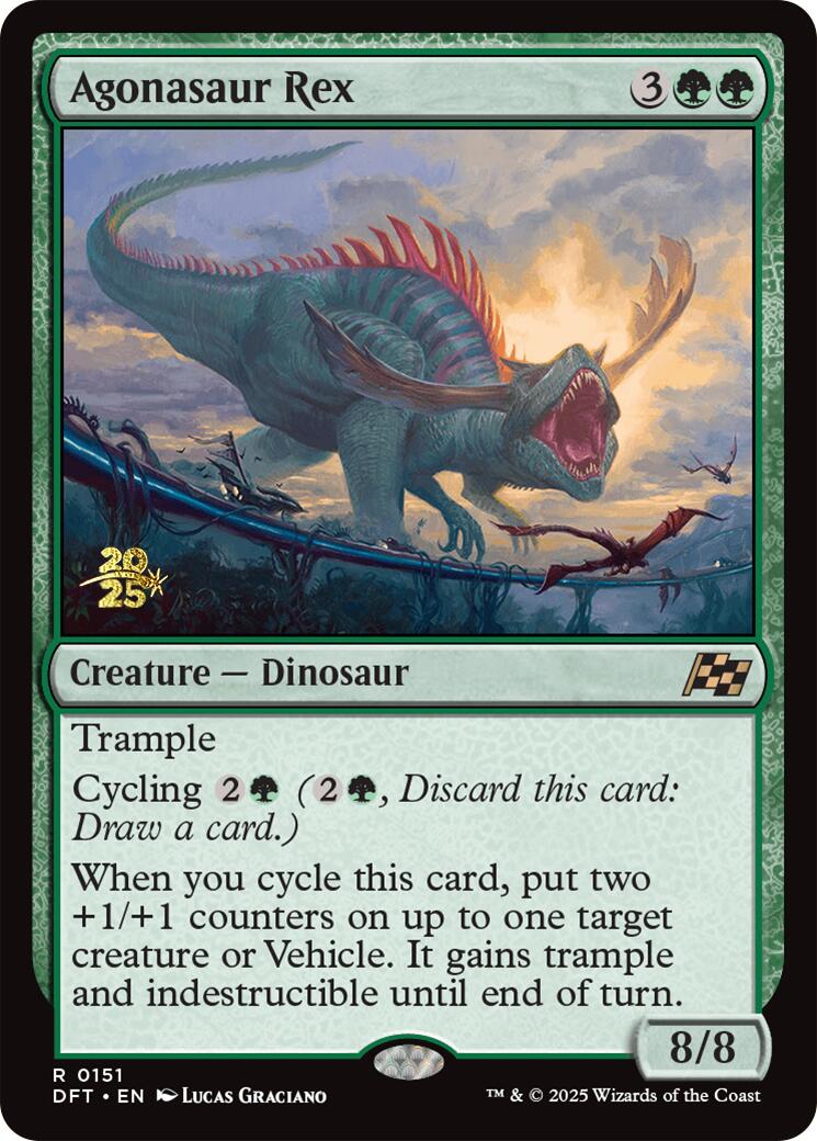 Agonasaur Rex [Aetherdrift Prerelease Promos] | Jack's On Queen