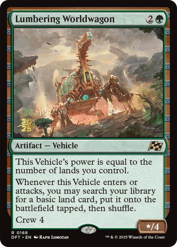 Lumbering Worldwagon [Aetherdrift Prerelease Promos] | Jack's On Queen