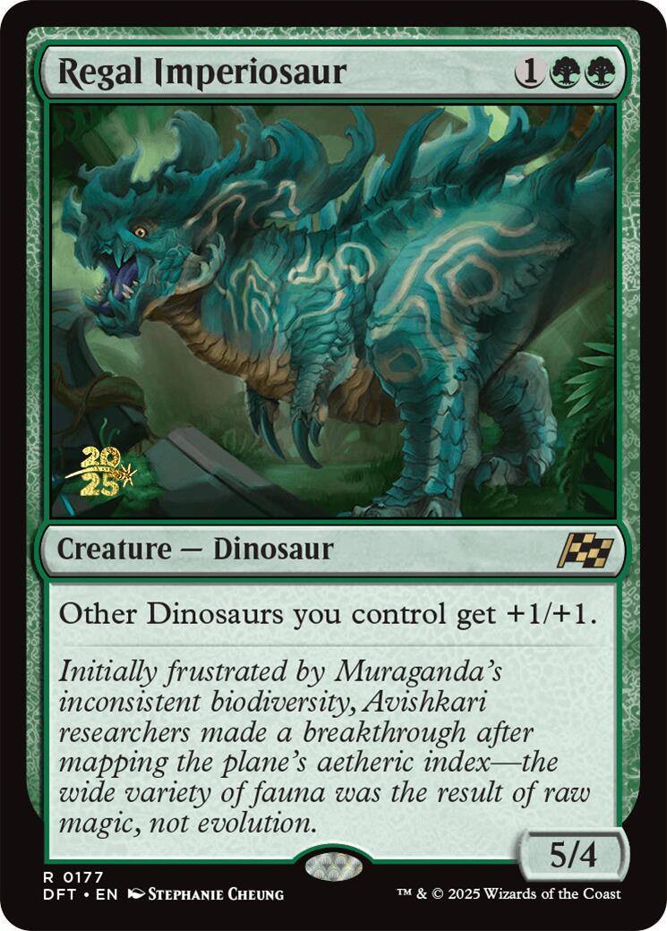 Regal Imperiosaur [Aetherdrift Prerelease Promos] | Jack's On Queen