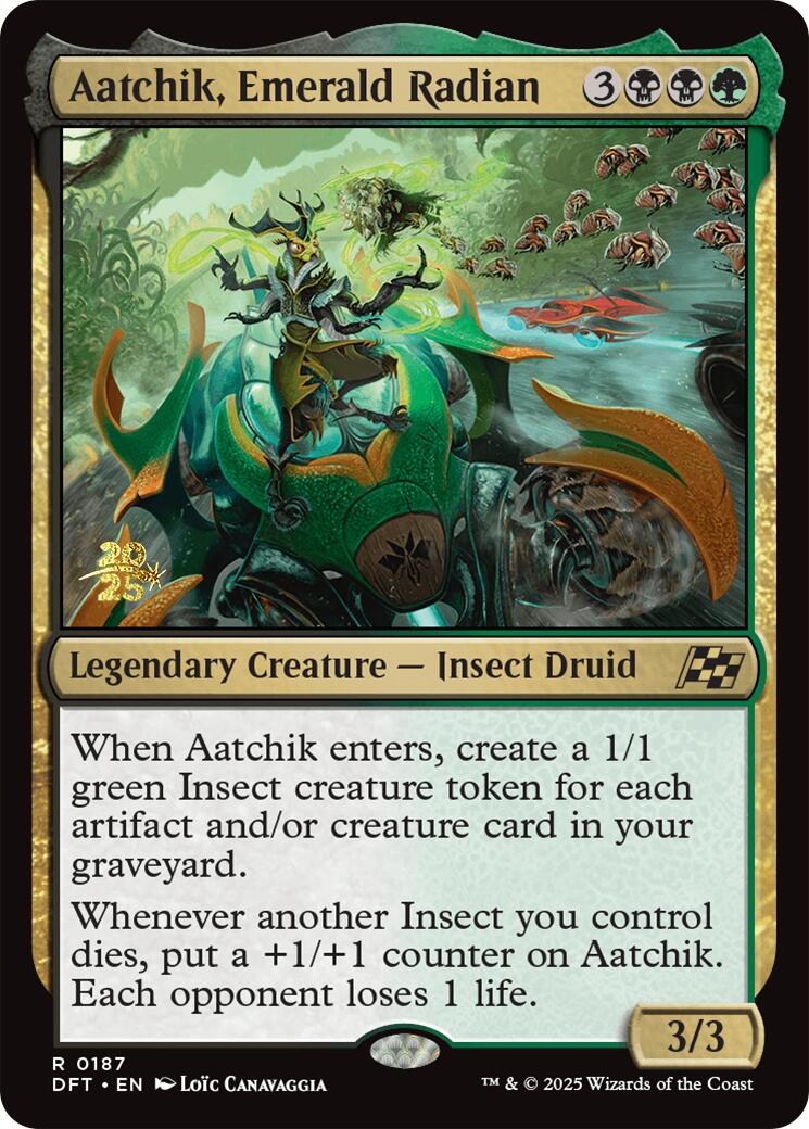 Aatchik, Emerald Radian [Aetherdrift Prerelease Promos] | Jack's On Queen