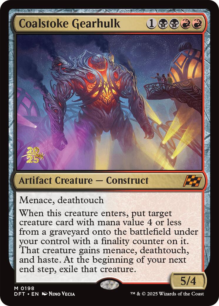 Coalstoke Gearhulk [Aetherdrift Prerelease Promos] | Jack's On Queen