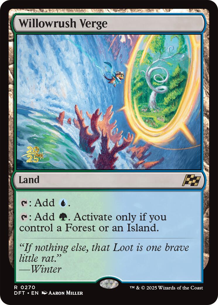 Willowrush Verge [Aetherdrift Prerelease Promos] | Jack's On Queen