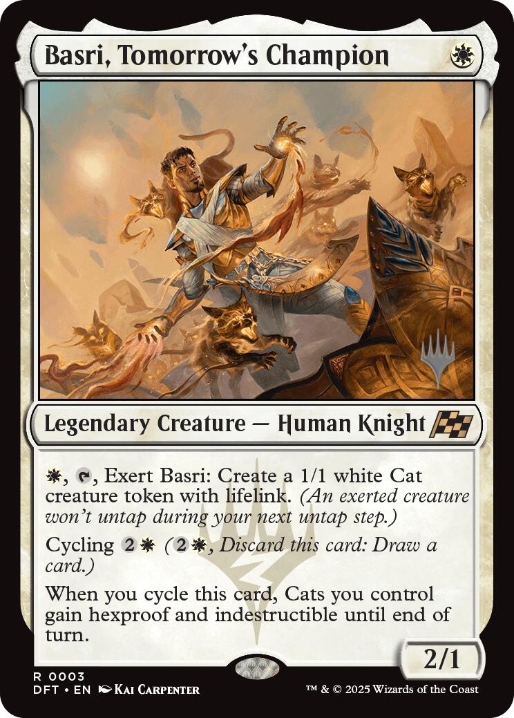 Basri, Tomorrow's Champion [Aetherdrift Promos] | Jack's On Queen