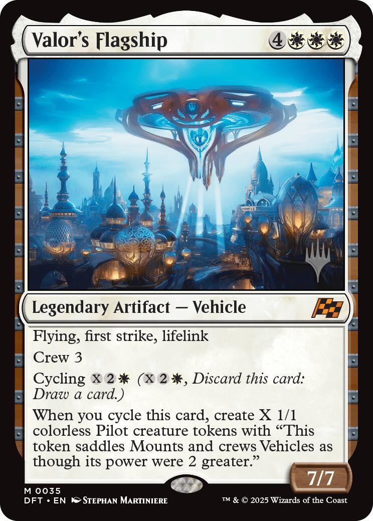 Valor's Flagship (Promo Pack) [Aetherdrift Promos] | Jack's On Queen