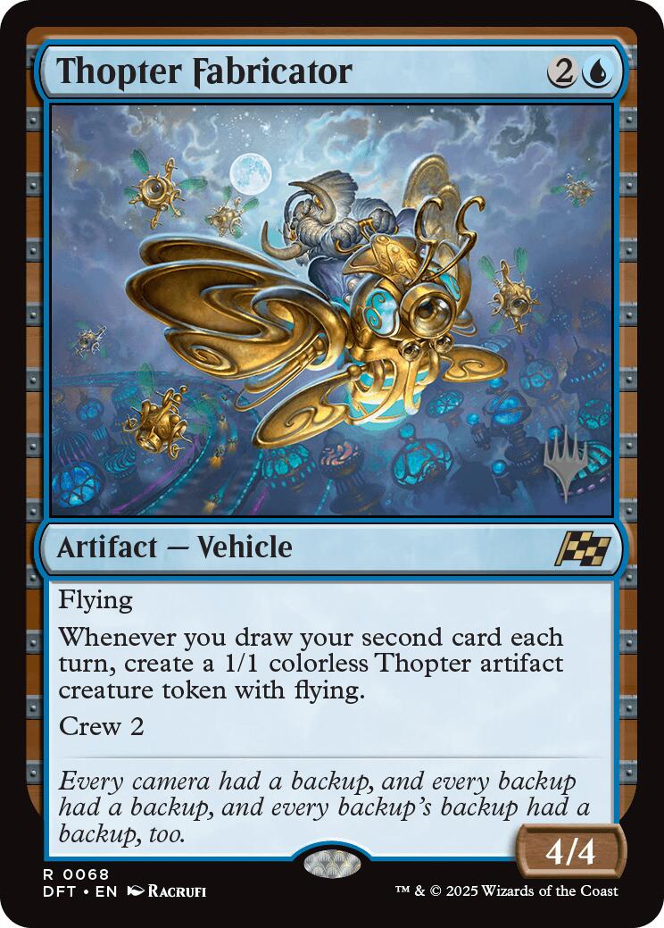 Thopter Fabricator (Promo Pack) [Aetherdrift Promos] | Jack's On Queen