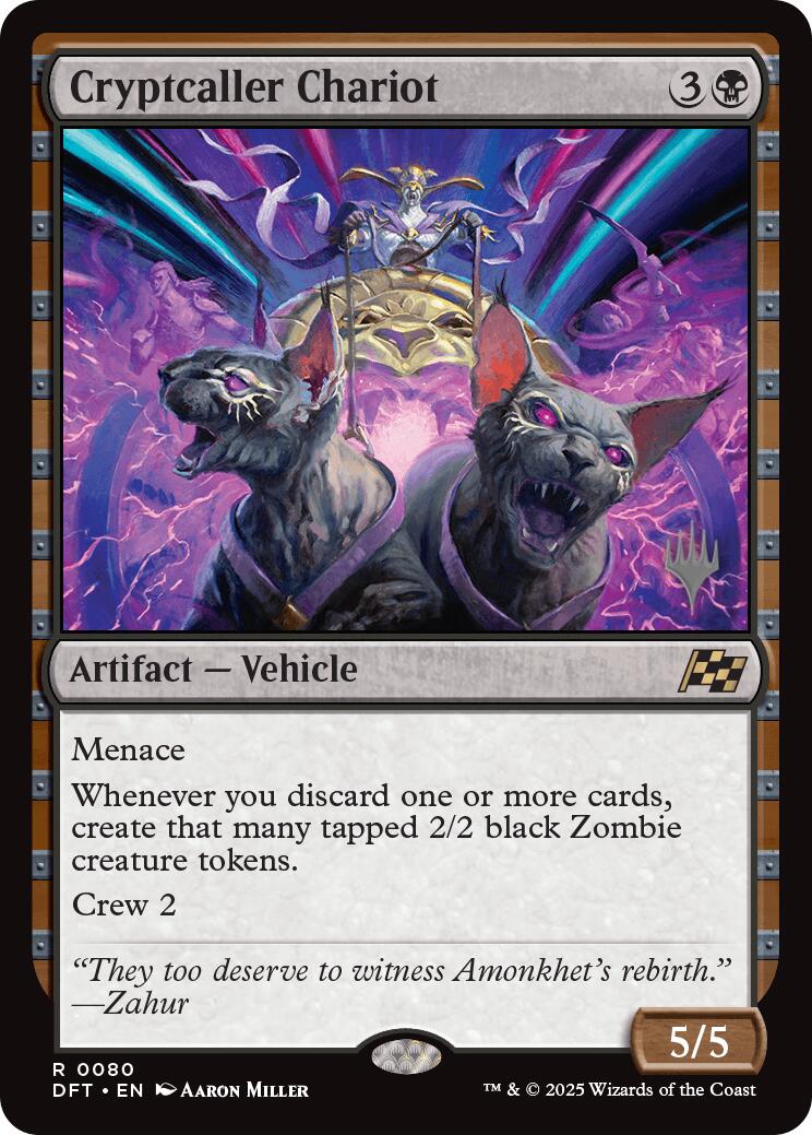 Cryptcaller Chariot (Promo Pack) [Aetherdrift Promos] | Jack's On Queen
