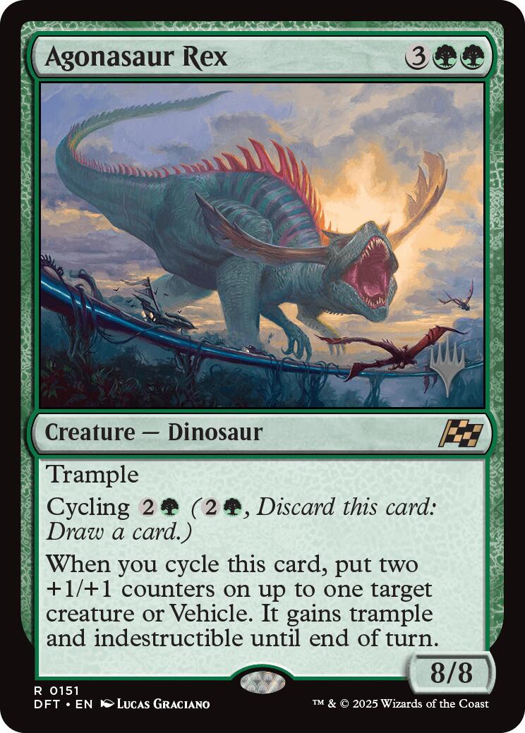 Agonasaur Rex [Aetherdrift Promos] | Jack's On Queen