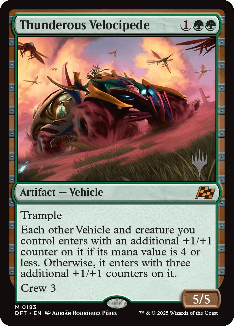 Thunderous Velocipede (Promo Pack) [Aetherdrift Promos] | Jack's On Queen
