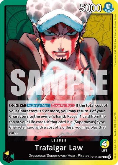Trafalgar Law (022) (OP10-022) [Royal Blood] | Jack's On Queen