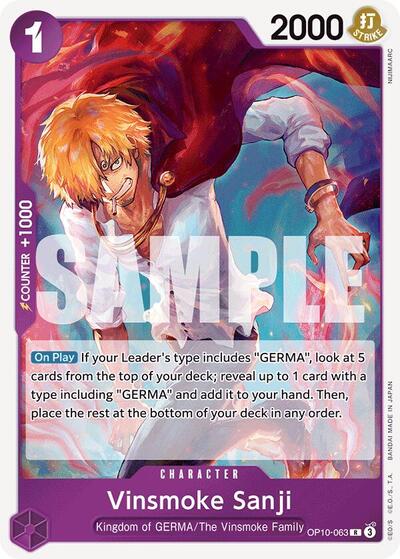 Vinsmoke Sanji (OP10-063) [Royal Blood] | Jack's On Queen