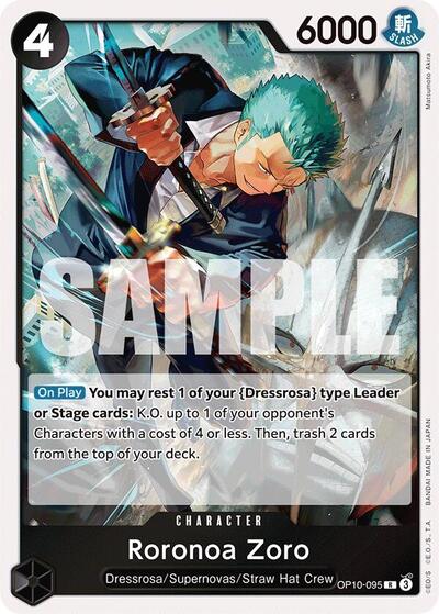 Roronoa Zoro (095) (OP10-095) [Royal Blood] | Jack's On Queen