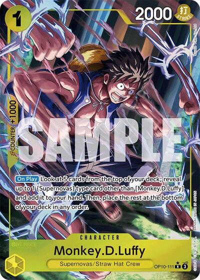 Monkey.D.Luffy (111) (Parallel) (OP10-111) [Royal Blood] | Jack's On Queen