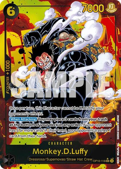 Monkey.D.Luffy (118) (Parallel) (OP10-118) [Royal Blood] | Jack's On Queen