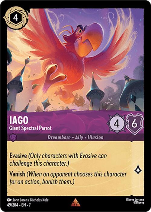 Iago - Giant Spectral Parrot (49/204) [Archazia's Island] | Jack's On Queen