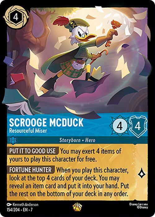 Scrooge McDuck - Resourceful Miser (154/204) [Archazia's Island] | Jack's On Queen