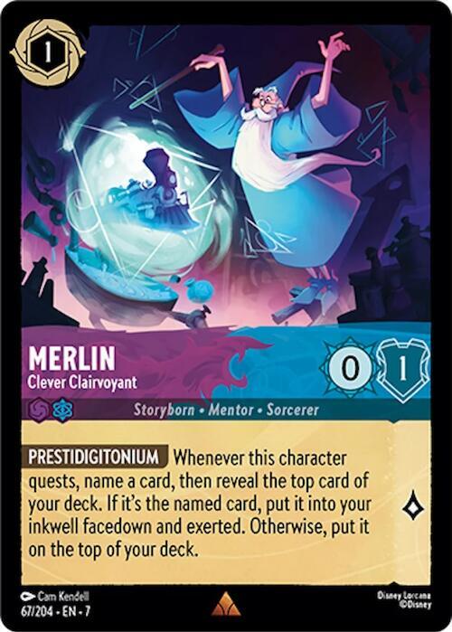 Merlin - Clever Clairvoyant (67/204) [Archazia's Island] | Jack's On Queen