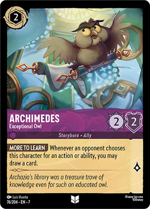 Archimedes - Exceptional Owl (76/204) [Archazia's Island] | Jack's On Queen