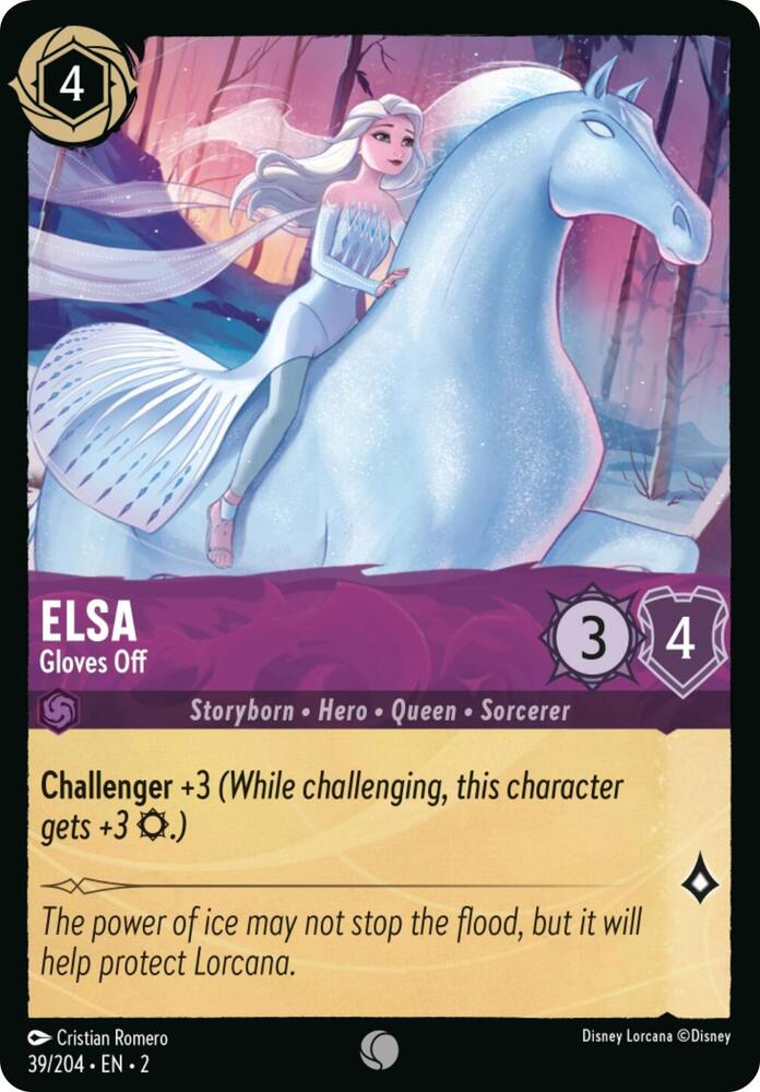 Elsa - Gloves Off (Errata Version) (39/204) [Rise of the Floodborn] | Jack's On Queen