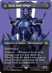 Cecil, Dark Knight // Cecil, Redeemed Paladin (Borderless) [FINAL FANTASY] | Jack's On Queen