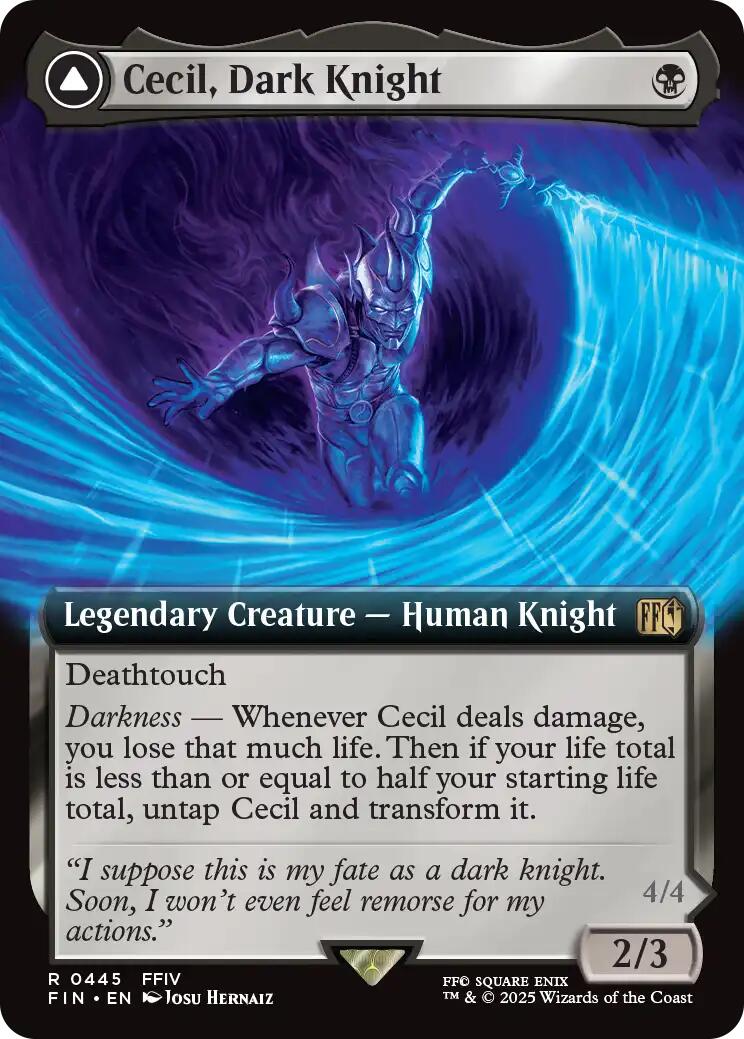 Cecil, Dark Knight // Cecil, Redeemed Paladin (Extended Art) [FINAL FANTASY] | Jack's On Queen