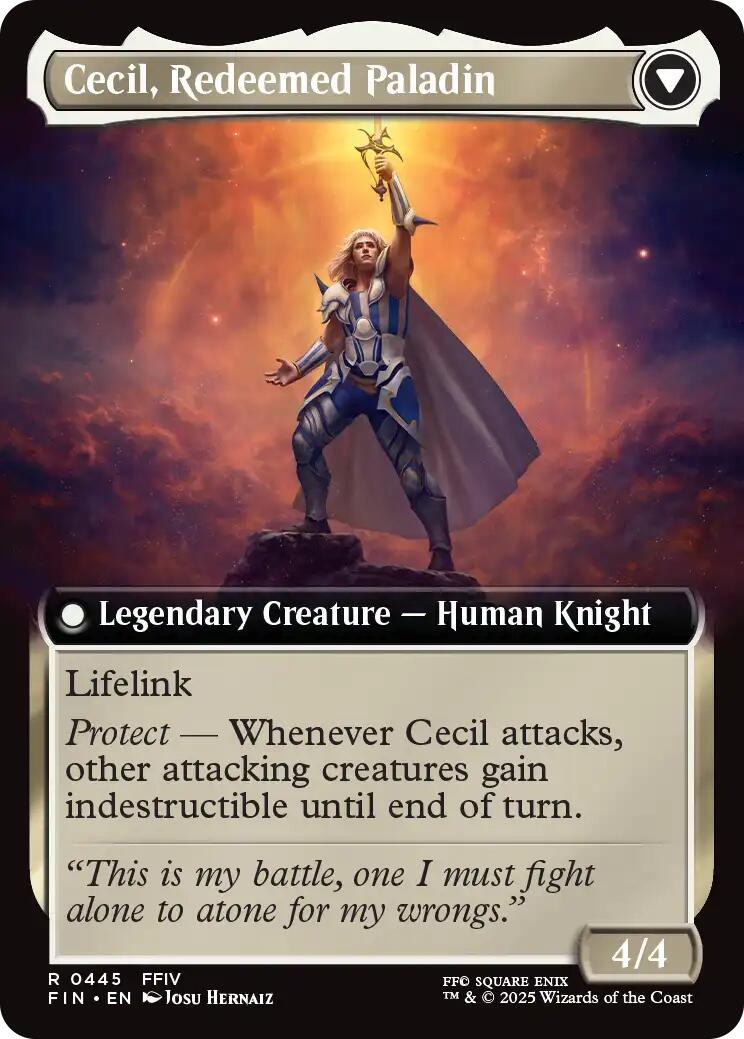 Cecil, Dark Knight // Cecil, Redeemed Paladin (Extended Art) [FINAL FANTASY] | Jack's On Queen