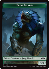 Frog Lizard // Dragon (0014) Double-Sided Token [Tarkir: Dragonstorm Commander Tokens] | Jack's On Queen