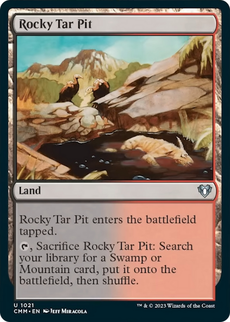 Rocky Tar Pit [Commander Masters] | Jack's On Queen
