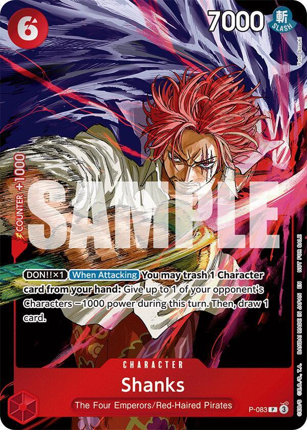Shanks (Event Pack Vol. 6) (P-083) [One Piece Promotion Cards] | Jack's On Queen