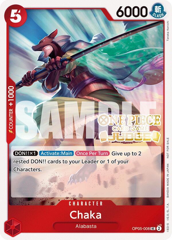 Chaka (Judge Pack Vol. 5) (OP05-008) [One Piece Promotion Cards] | Jack's On Queen