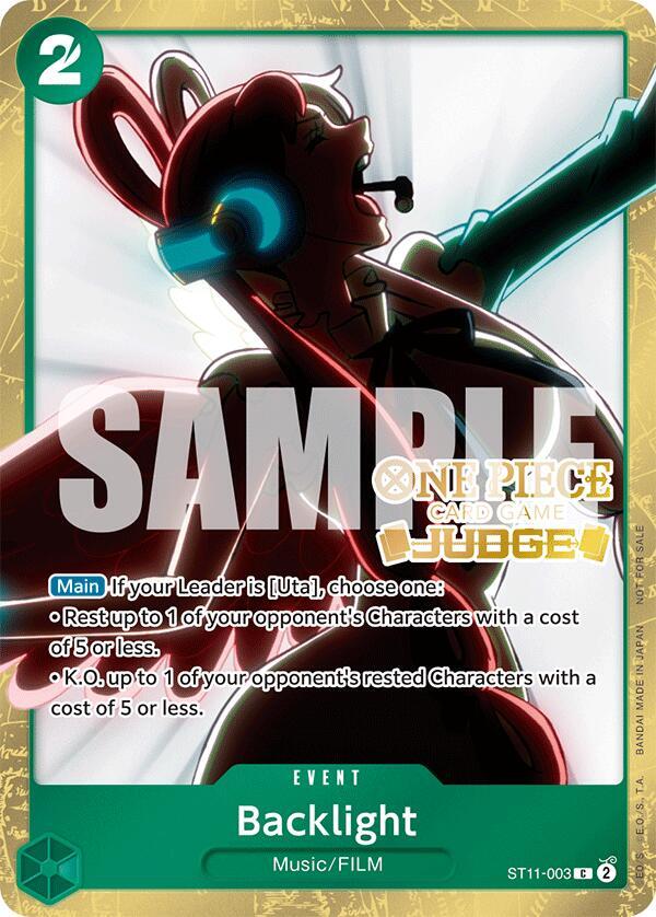 Backlight (Judge Pack Vol. 5) (ST11-003) [One Piece Promotion Cards] | Jack's On Queen
