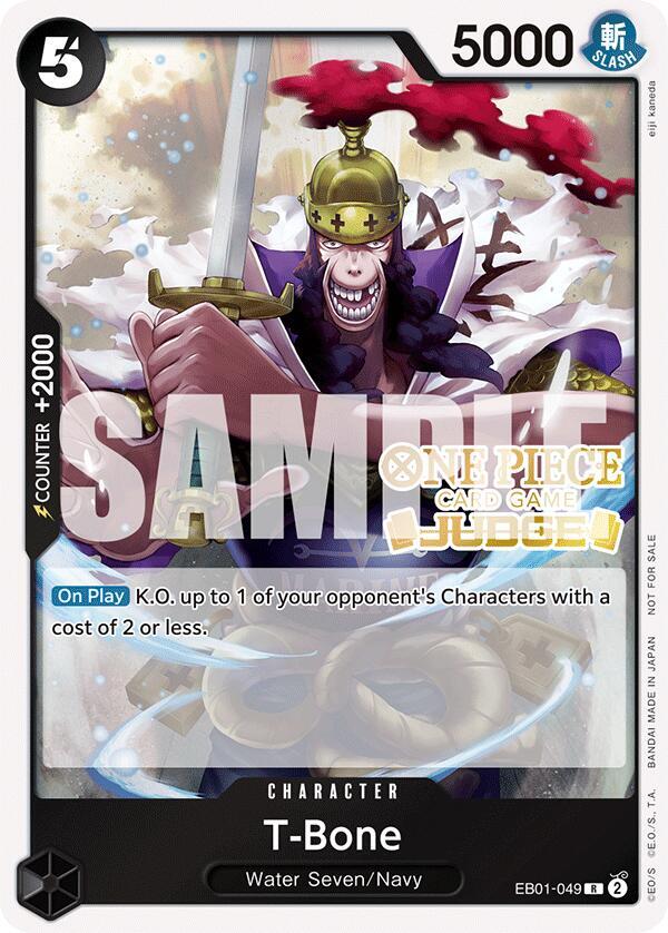 T-Bone (Judge Pack Vol. 5) (EB01-049) [One Piece Promotion Cards] | Jack's On Queen