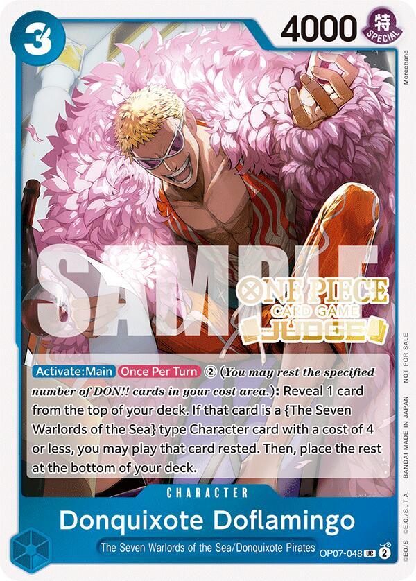 Donquixote Doflamingo (Judge Pack Vol. 5) (OP07-048) [One Piece Promotion Cards] | Jack's On Queen