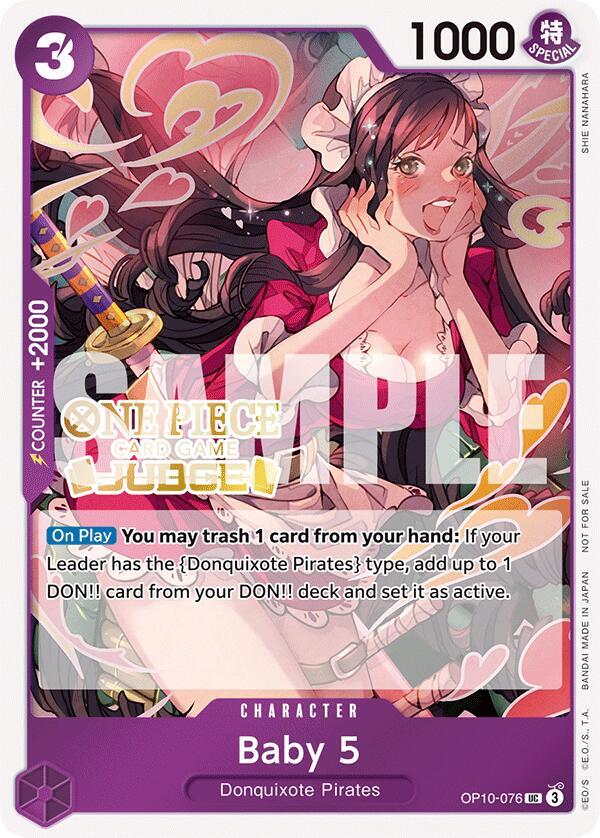 Baby 5 (Judge Pack Vol. 5) (OP10-076) [One Piece Promotion Cards] | Jack's On Queen