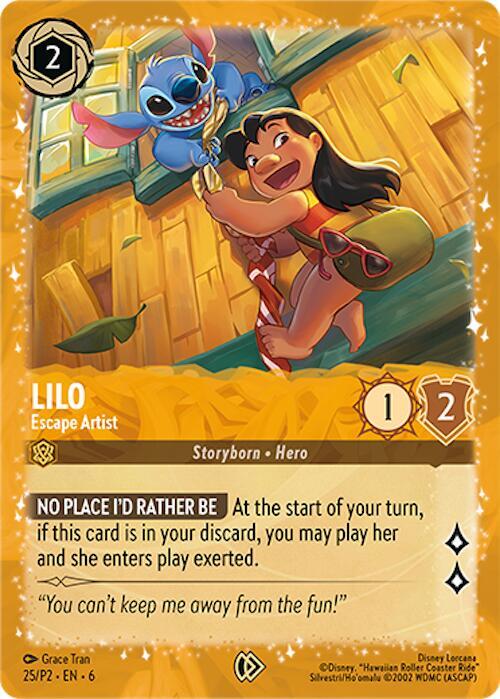 Lilo - Escape Artist (25) [Disney Lorcana Promo Cards] | Jack's On Queen