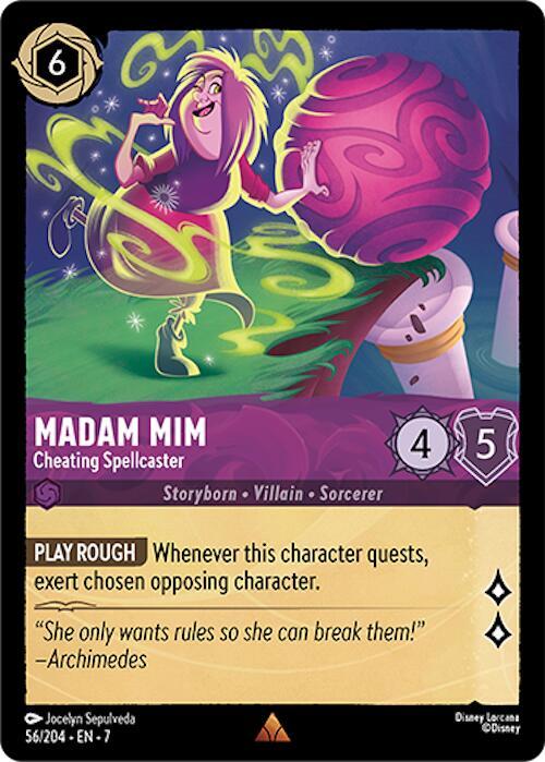Madam Mim - Cheating Spellcaster (56/204) [Archazia's Island] | Jack's On Queen