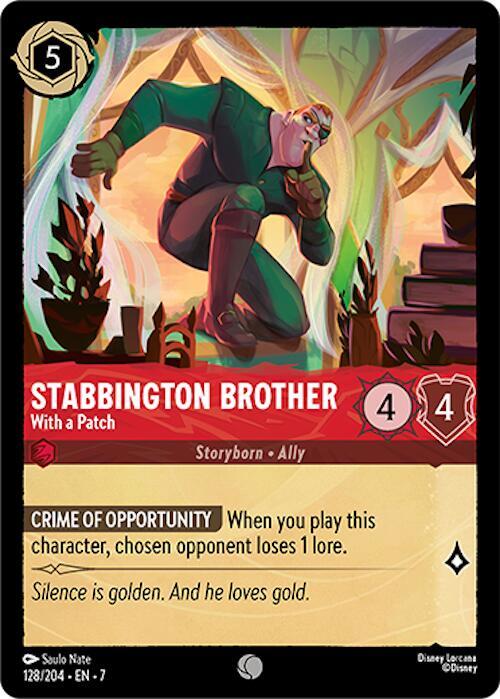 Stabbington Brother - With a Patch (128/204) [Archazia's Island] | Jack's On Queen