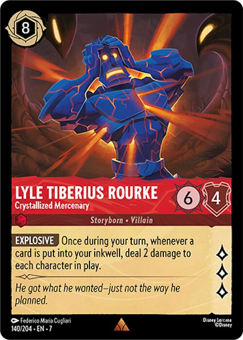 Lyle Tiberius Rourke - Crystallized Mercenary (140/204) [Archazia's Island] | Jack's On Queen
