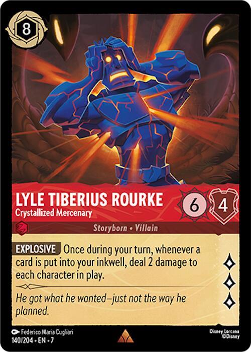 Lyle Tiberius Rourke - Crystallized Mercenary (140/204) [Archazia's Island] | Jack's On Queen