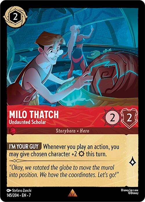 Milo Thatch - Undaunted Scholar (145/204) [Archazia's Island] | Jack's On Queen