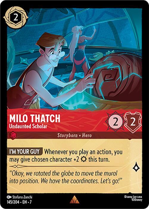 Milo Thatch - Undaunted Scholar (145/204) [Archazia's Island] | Jack's On Queen
