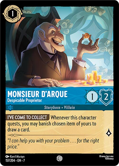 Monsieur D'Arque - Despicable Proprietor (157/204) [Archazia's Island] | Jack's On Queen