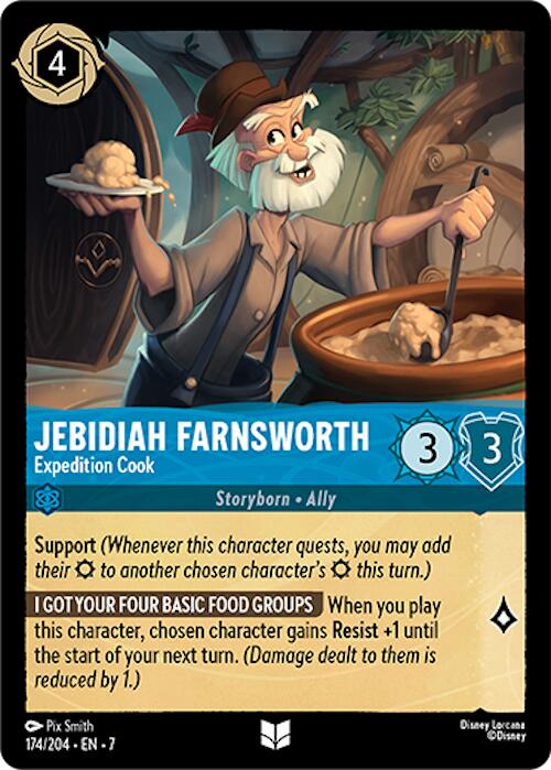 Jebidiah Farnsworth - Expedition Cook (174/204) [Archazia's Island] | Jack's On Queen