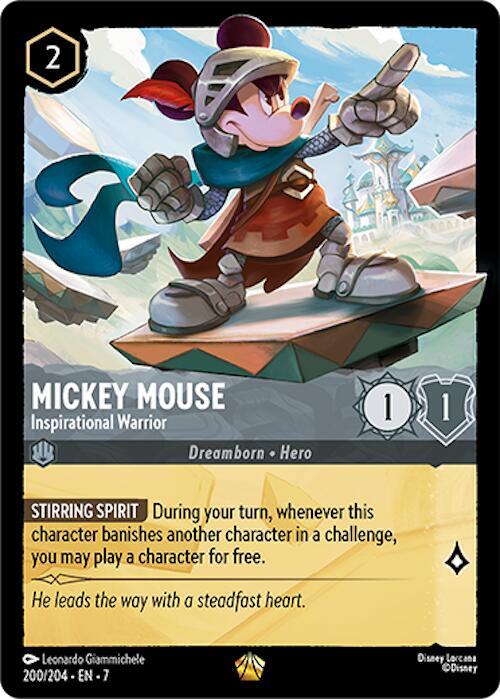 Mickey Mouse - Inspirational Warrior (200/204) [Archazia's Island] | Jack's On Queen