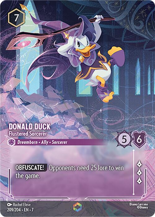 Donald Duck - Flustered Sorcerer (Enchanted) (209/204) [Archazia's Island] | Jack's On Queen