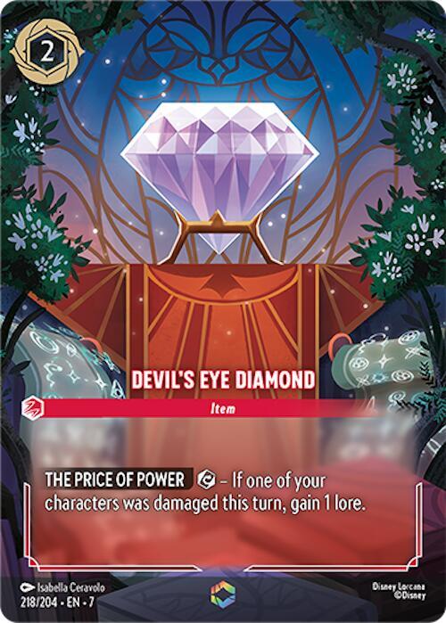 Devil's Eye Diamond (Enchanted) (218/204) [Archazia's Island] | Jack's On Queen